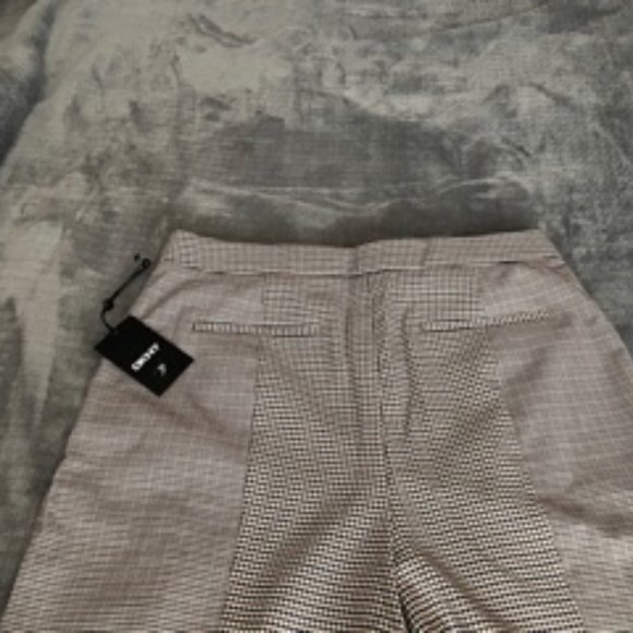 ❤️   DKNY Womens Houndstooth -Print Navy/Carmel    SIZE 12 - Picture 6 of 6